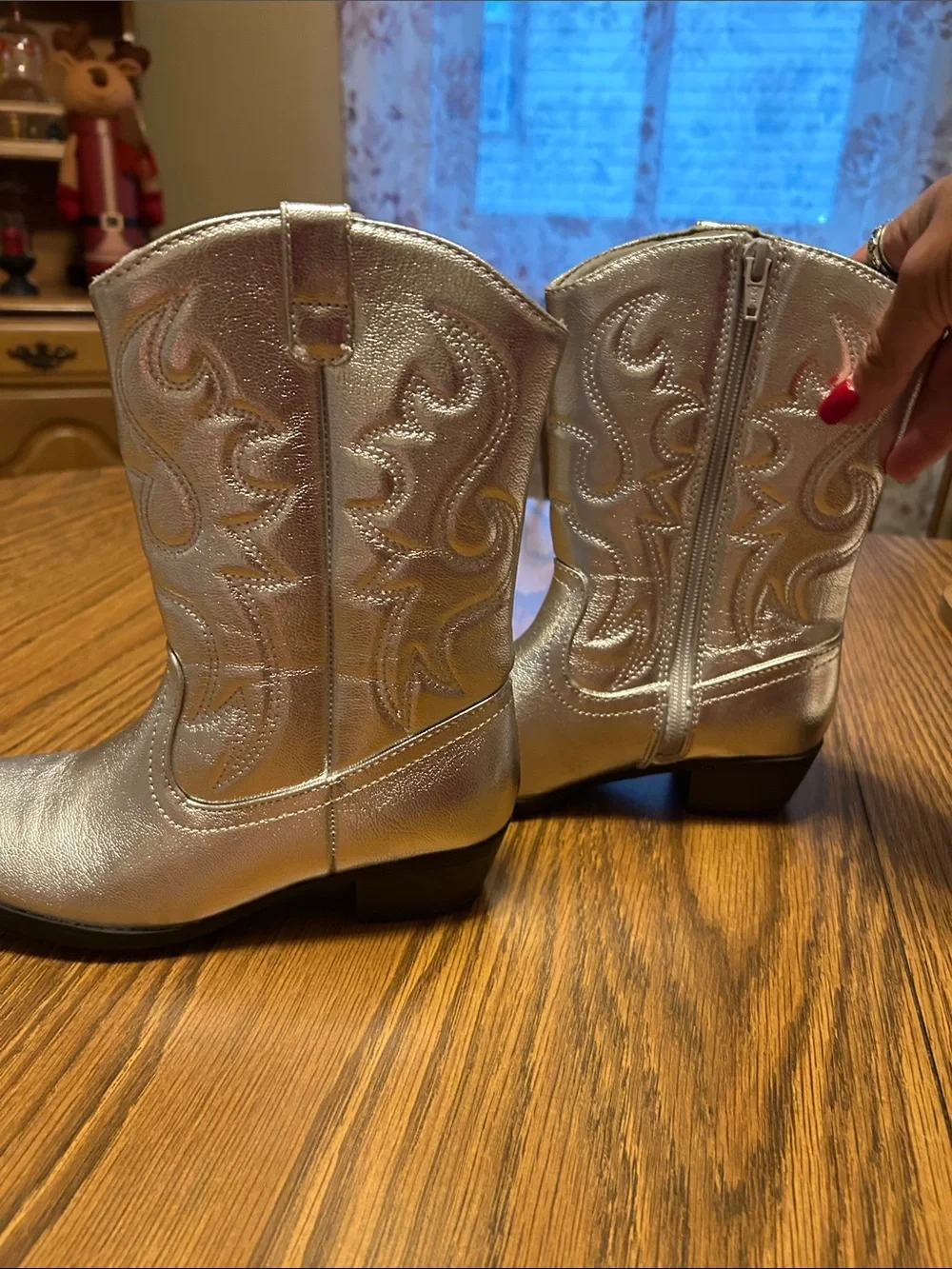 Sonoma Silver Girls' Shiny Mid-Calf Western Boots